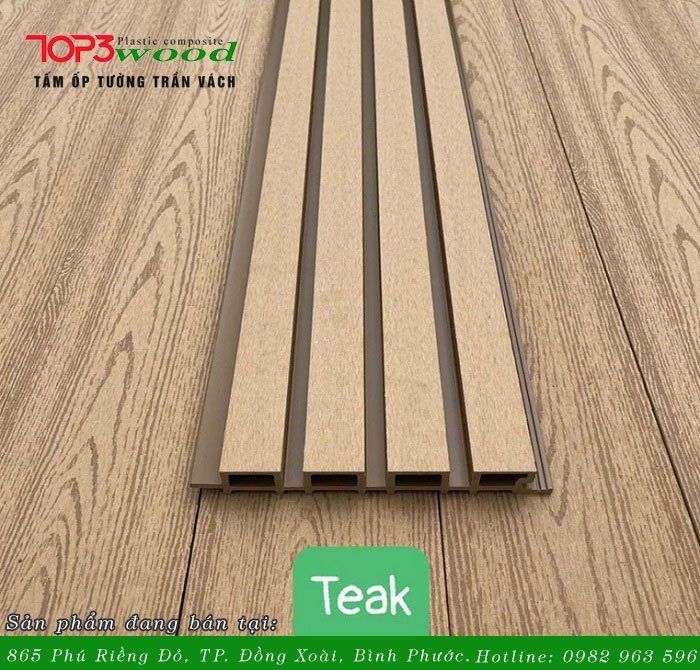 Lam ngoài trời 4 sóng màu TEAK