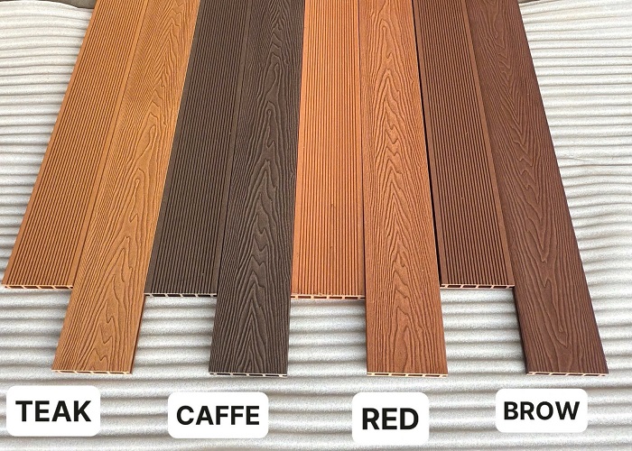 Màu sắc sàn gỗ ngoài trời