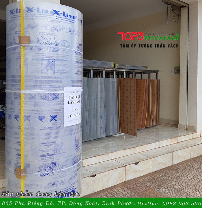 Tấm poly rỗng X-Lite sản phẩm tấm poly rỗng giá rẻ được TOP3 Bình Phước cung cấp